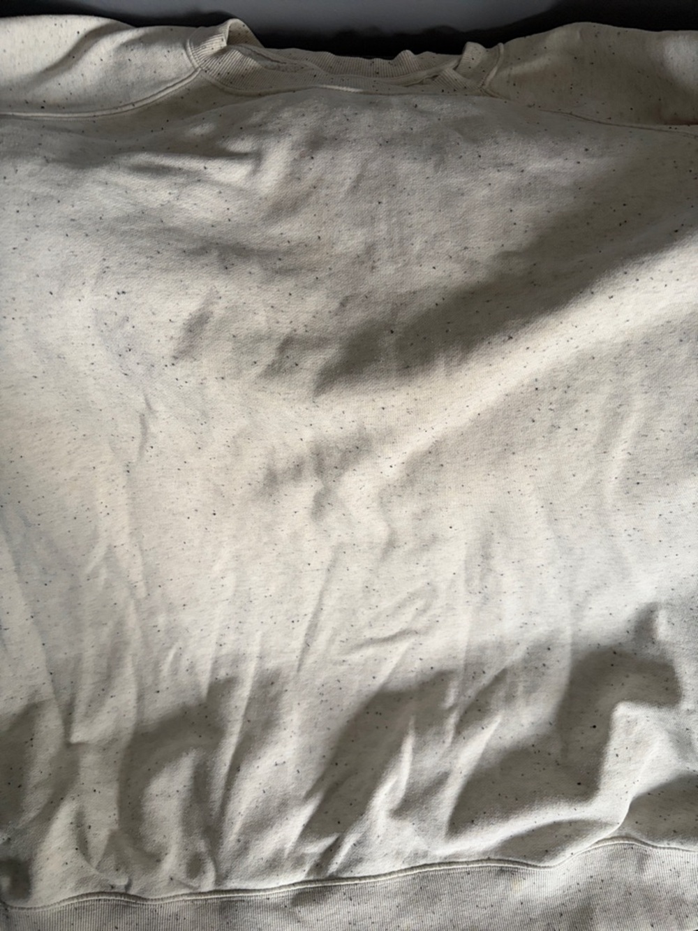 Old Navy Cream Sprinkled Cotton Sweatshirt